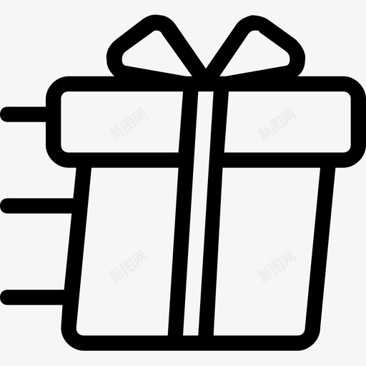 包裹递送盒子电子商务图标svg_新图网 https://ixintu.com 包裹递送 发送 电子商务 盒子 礼物