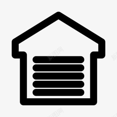 仓库物流市场图标图标