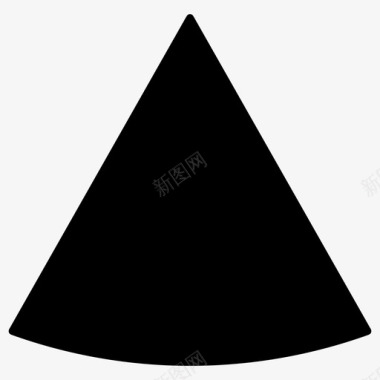 圆锥锥形几何形状图标图标