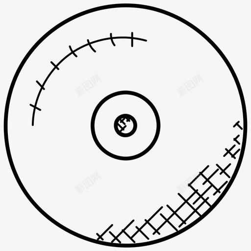 光碟电脑磁碟dvd图标svg_新图网 https://ixintu.com dvd 光碟 媒体涂鸦图标 录音机 电脑磁碟
