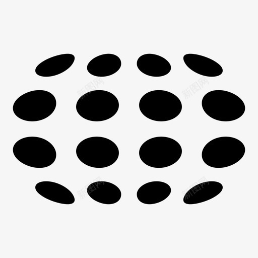 圆形图案画笔凸起图标svg_新图网 https://ixintu.com 凸起 图案 圆形图案 瓷砖 画笔