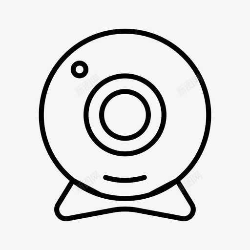 网络摄像机网格科学图标svg_新图网 https://ixintu.com 技术 科学 科学和技术 网格 网络摄像机