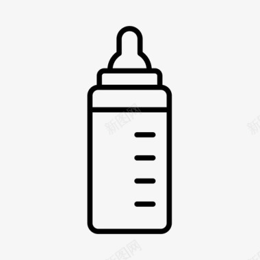 婴儿奶瓶儿童婴儿图标图标