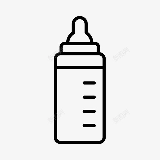 婴儿奶瓶儿童婴儿图标svg_新图网 https://ixintu.com 儿童 婴儿 婴儿奶瓶 牛奶