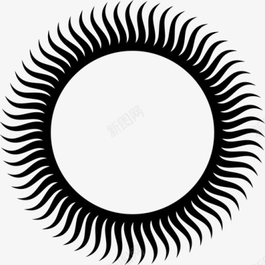 阳光炎热夏天图标图标