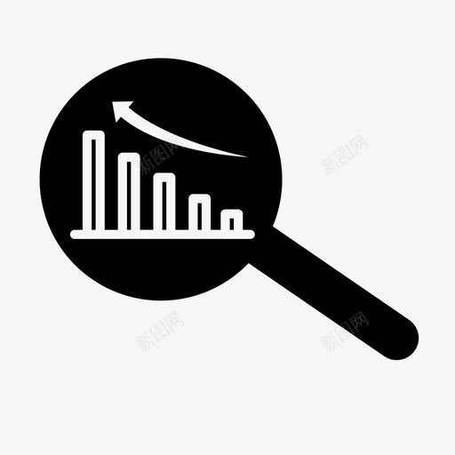 市场分析业务发展未来销售图标svg_新图网 https://ixintu.com 业务发展 市场分析 未来销售 销售图 销售预测 项目管理图标实心