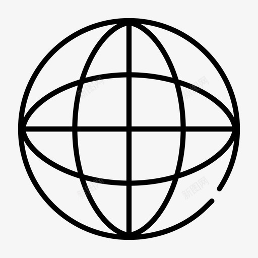 全球地球地图图标svg_新图网 https://ixintu.com 世界 企业细缝 全球 地图 地球 网络