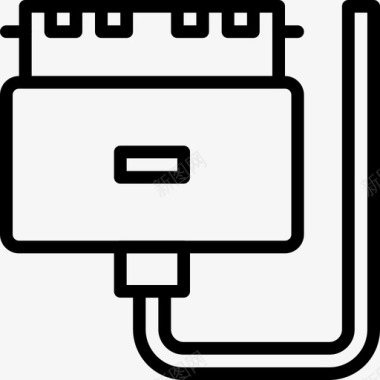 苹果充电器连接互联网图标图标