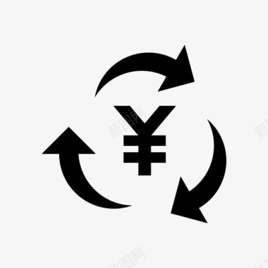 日元货币生意稳健图标图标