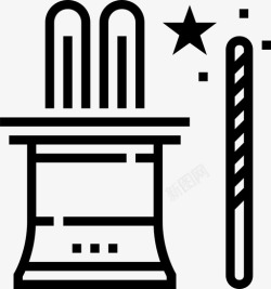 魔术背景视频魔术幻觉特技图标高清图片