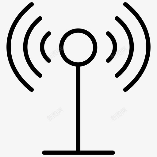 机场wifi连接错误图标svg_新图网 https://ixintu.com 互联网 机场wifi 机场服务 网络 连接 错误