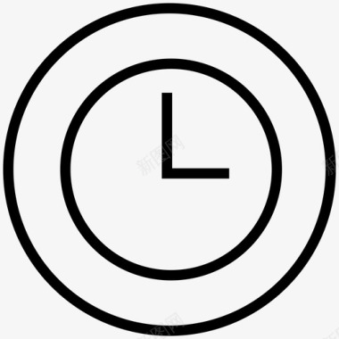时钟循环时钟时间图标图标