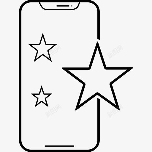 最爱iphone智能手机图标svg_新图网 https://ixintu.com iphone 明星 智能手机 最爱