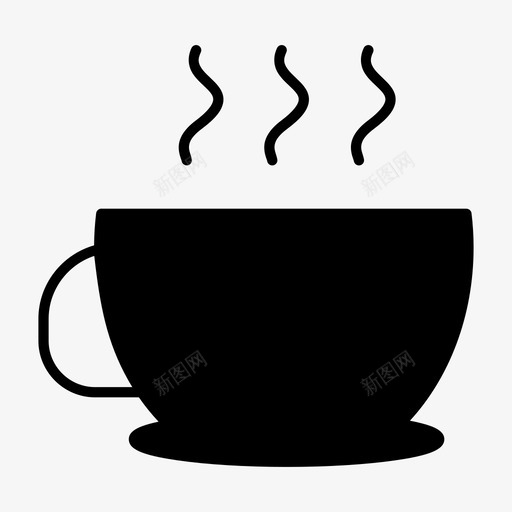 咖啡杯巧克力热饮图标svg_新图网 https://ixintu.com 咖啡杯 巧克力 热饮 茶杯 马克杯