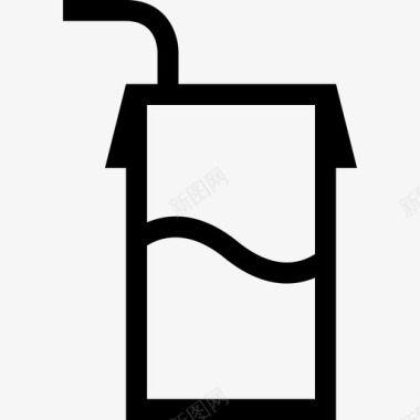 果汁盒饮料个人图标图标