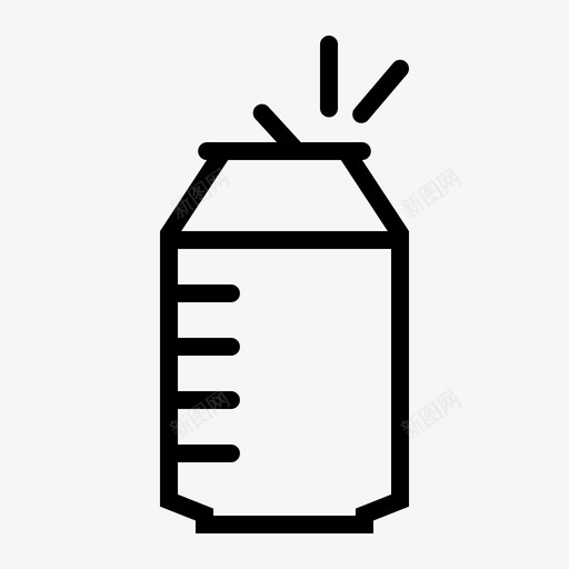 啤酒罐饮料软饮料图标svg_新图网 https://ixintu.com 啤酒罐 软饮料 食品和饮料 饮料