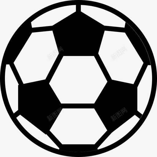 足球国际足联体育图标svg_新图网 https://ixintu.com 体育 国际足联 足球