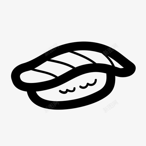 日本菜鱼食物图标svg_新图网 https://ixintu.com 寿司 我最喜欢的食物套装01 日本菜 食物 鱼