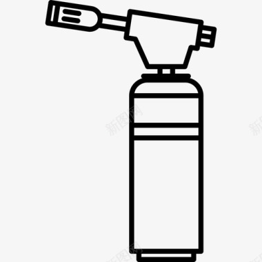 火炬工具和机械图标图标
