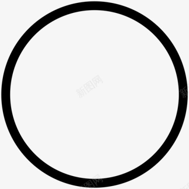 圆形徽章和框架轮廓图标图标