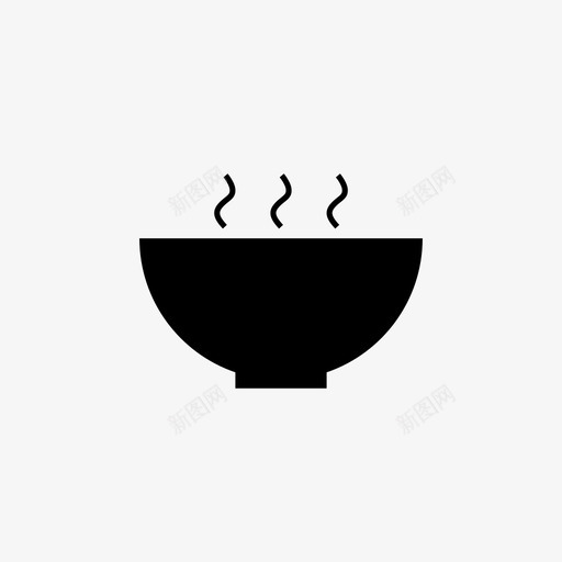 汤厨房午餐图标svg_新图网 https://ixintu.com 午餐 厨房 有机 汤 汤碗 餐厅