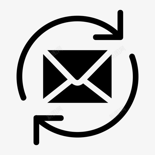 邮件信件刷新图标svg_新图网 https://ixintu.com 信件 刷新 联系我们glyphs第一卷 邮件 重新加载