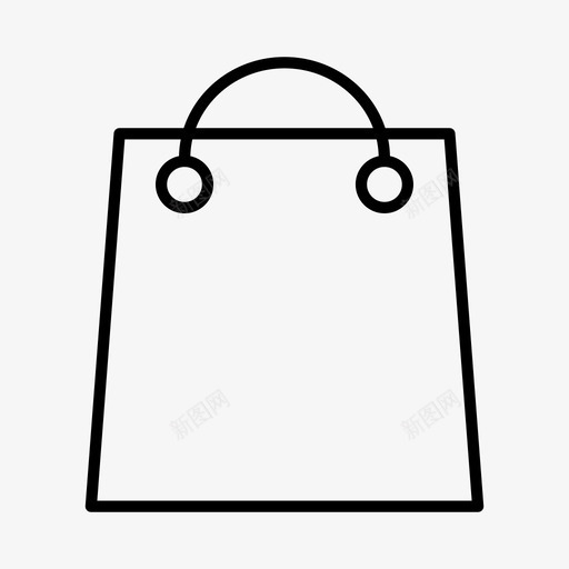 采购袋购物袋配件图标svg_新图网 https://ixintu.com 时尚 袋子 购物袋 配件 采购袋 零售袋