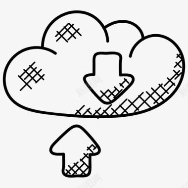 云托管服务云计算云托管平台图标图标