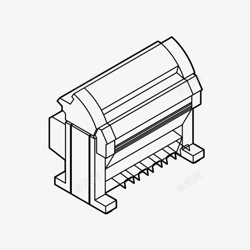 绘图仪工具打印图标svg_新图网 https://ixintu.com 打印 打印机 绘图仪 设计工具