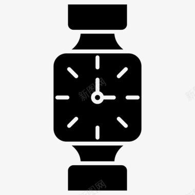 豪华手表手表时间图标图标