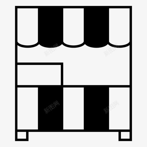 小吃街小吃店图标svg_新图网 https://ixintu.com 小吃店 小吃街