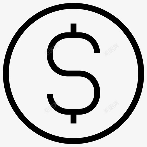 货币硬币购买成本图标svg_新图网 https://ixintu.com 价格 基本网络图标5 成本 货币硬币 购买