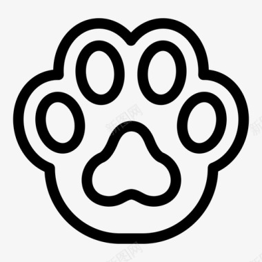 爪子动物猫图标图标