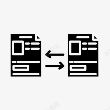 文件交换接收共享图标图标