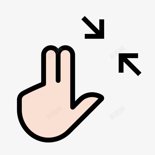 fingers contract 02.2svg_新图网 https://ixintu.com fingers contract 02.2