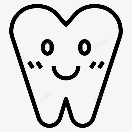 牙齿牙医医疗部件图标svg_新图网 https://ixintu.com 医疗部件 牙医 牙齿