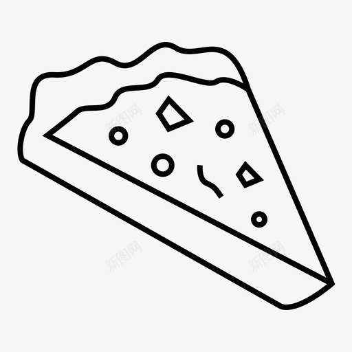 披萨快餐切片图标svg_新图网 https://ixintu.com 切片 快餐 披萨