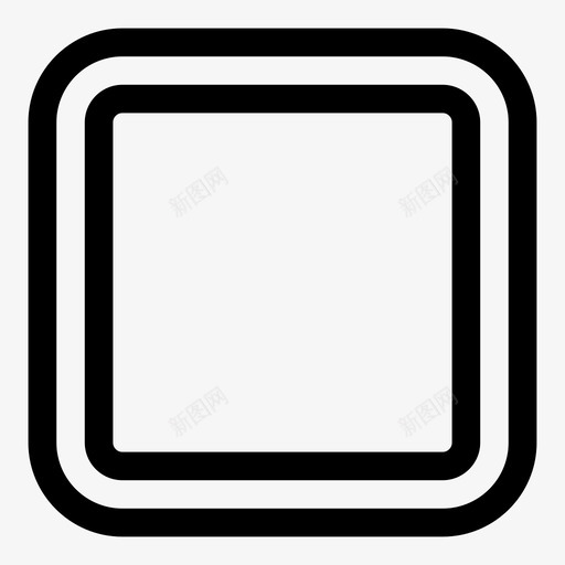 四边形角形框架图标svg_新图网 https://ixintu.com 四边形 多边形 框架 正方形 角形
