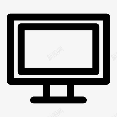 显示器电脑屏幕桌面图标图标
