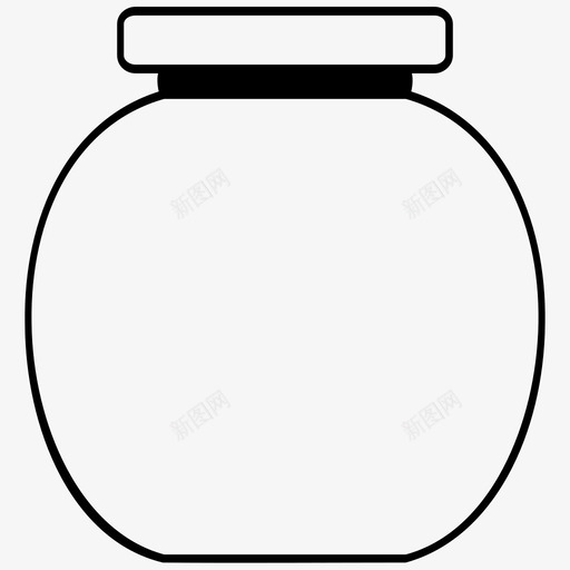 罐子容器储藏室图标svg_新图网 https://ixintu.com 储藏室 容器 罐子