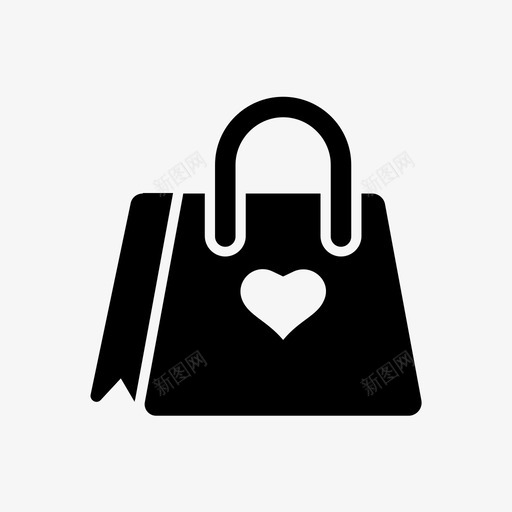 包购物袋母亲节的标志图标svg_新图网 https://ixintu.com 包 母亲节的标志 购物袋