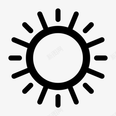 太阳黎明白天图标图标