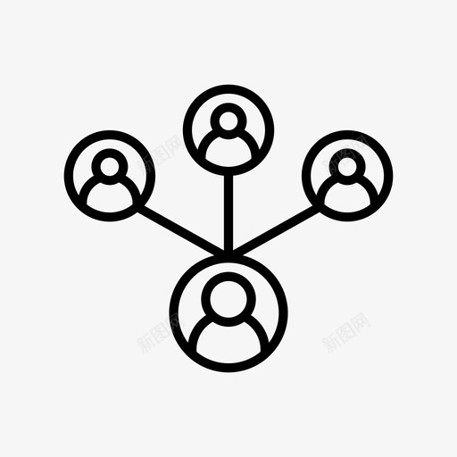 业务网络通信连接图标svg_新图网 https://ixintu.com 业务图标 业务网络 组 连接 通信