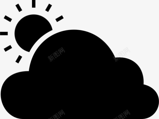 天气气候云图标图标