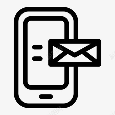电子邮件电话技术通信图标图标