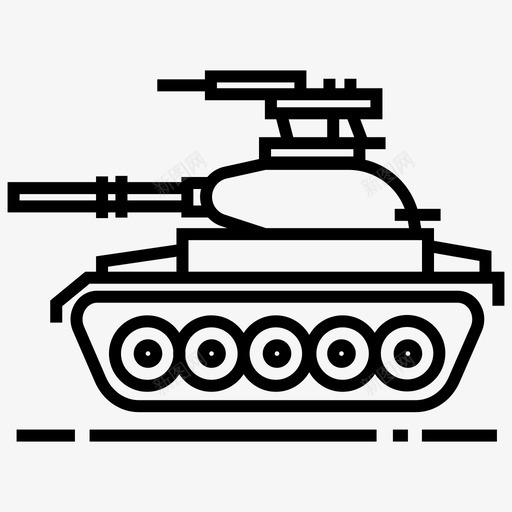 坦克军队军事图标svg_新图网 https://ixintu.com 军事 军事路线现代战争 军队 坦克 战争 运输