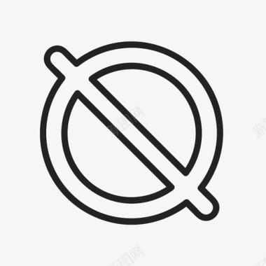 禁止封锁不允许图标图标