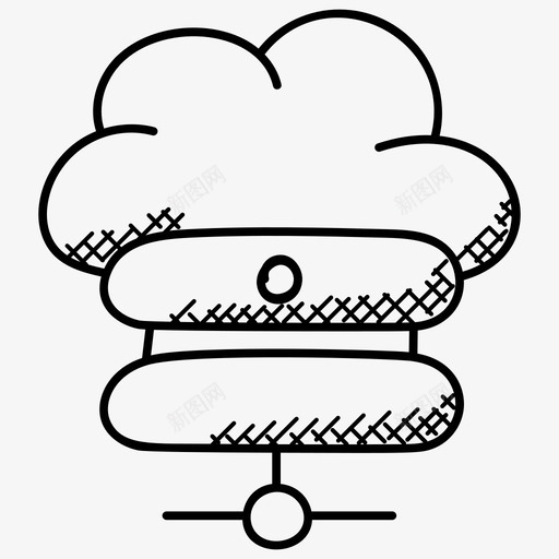 云数据库云计算数据中心图标svg_新图网 https://ixintu.com 云数据库 云计算 分布式云 分散云 搜索引擎优化和营销涂鸦图标 数据中心