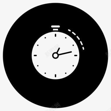 时间线时钟闹钟截止日期图标图标