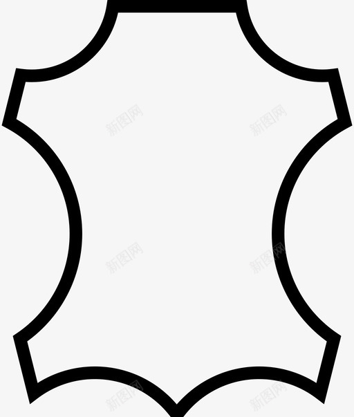 皮革动物夹克图标svg_新图网 https://ixintu.com 动物 夹克 材料 皮 皮革 色板 非食用产品薄